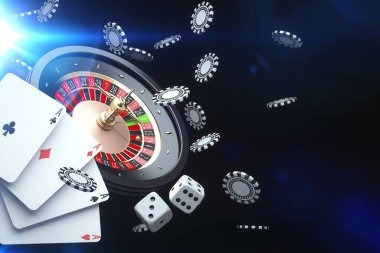 Live casino dealer table with multiple camera angles