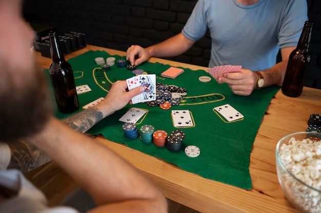 Poker tournament interface on salmon78